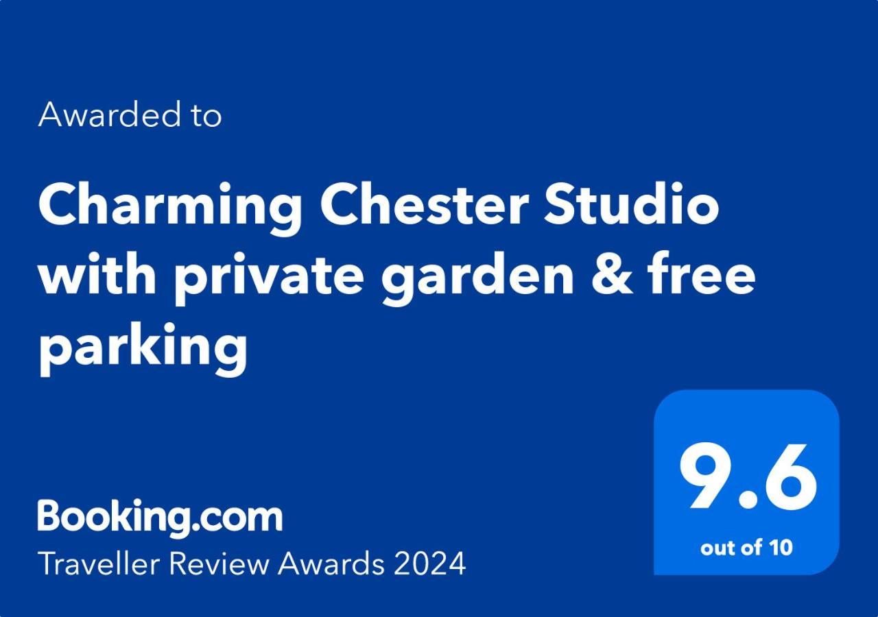 Charming Chester Studio With Private Garden & Free Parking Bagian luar foto
